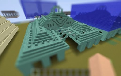 Above-Ground Water-Filled Ocean Monument schematic - building