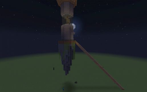 Simple Floating Island Tower