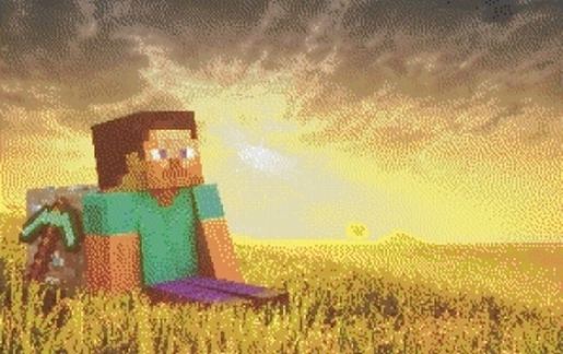 Minecraft Pixel Art schematic - building