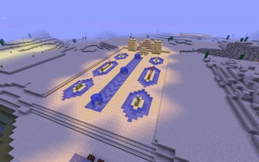 Temple with square schematic - building