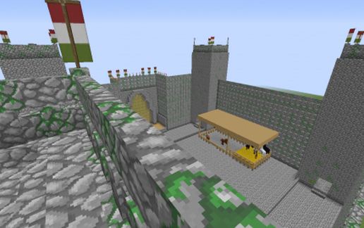 Diosgyor Castle schematic - building