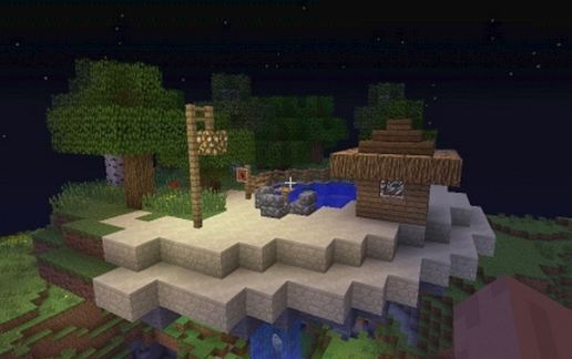 small floating island