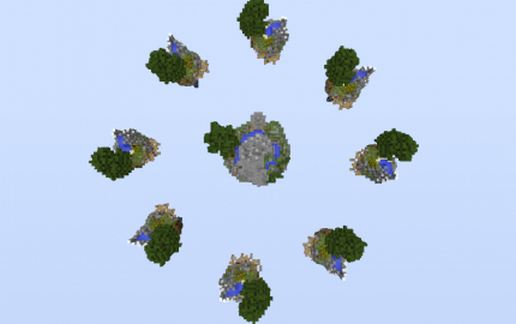 Pinnacle Sky Wars Map