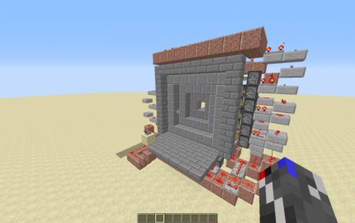 spiral door schematic - building