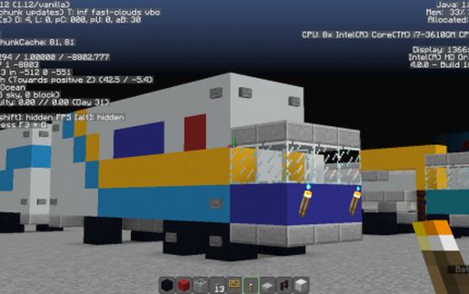 Japanese-inspired 8-wheeler Aluminum Van schematic - building