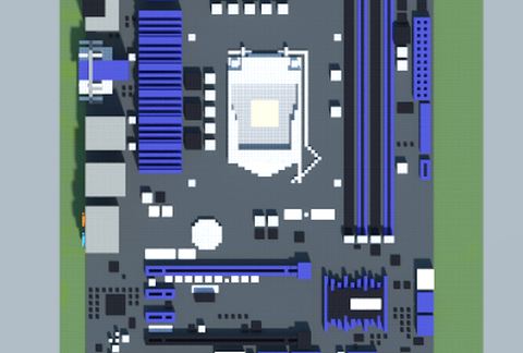 Intel H77-M PRO (ASUS) schematic - building