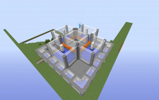 Iron Golem Grinder schematic - building