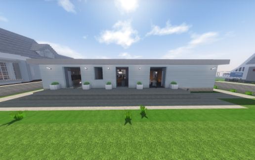 Modern Suburban Home schematic - building