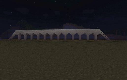 Simple Minecart Bridge #1 schematic - building