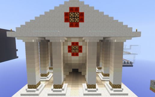 Templo Romano schematic - building