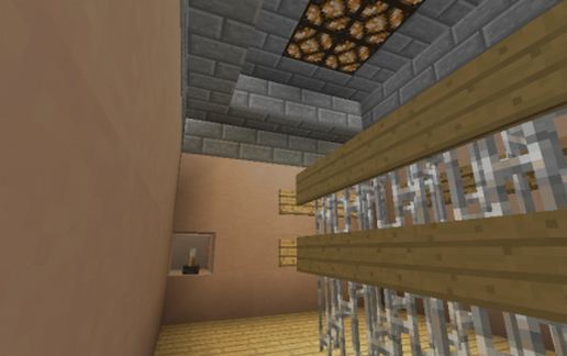 Small Shop with Redstone Lighting
