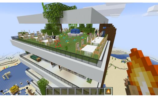 Beach Hotel schematic - building