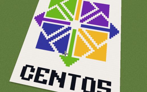 CentOS logo schematic - building