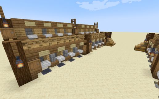 Villager Trading Hall Mirrored schematic - building