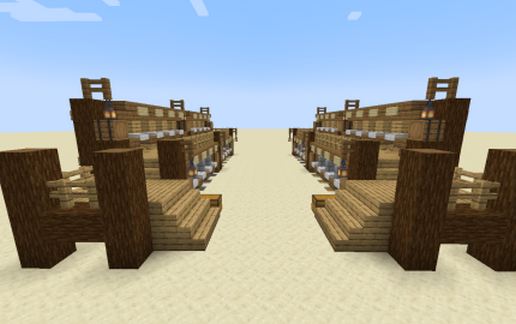 Villager Trading Hall Mirrored
