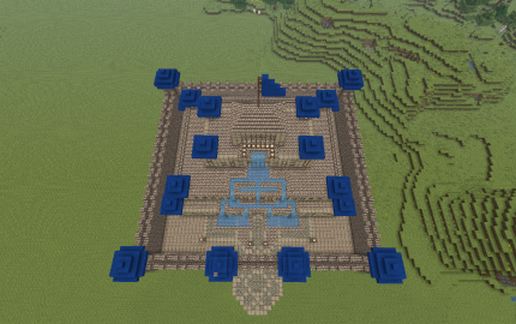 Blue stone Castle