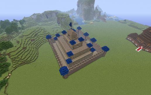 Blue stone Castle