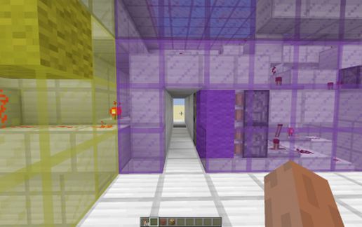 Redstone torch key 4 door system