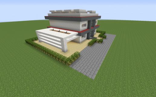 Modern House 005 schematic - building