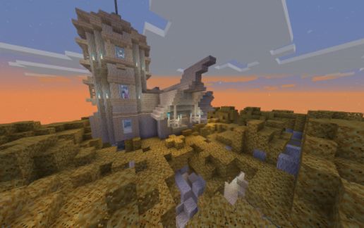 LOTR Lothlórien Galadhrim Mallorn House with Tower