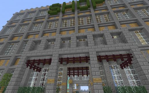 Essentials ChestShop READY Spawn Shop schematic - building