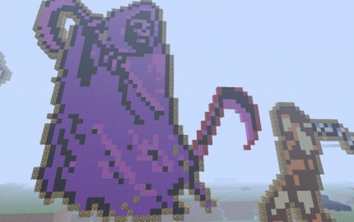 Castlevania: Death vs Simon Belmont schematic - building