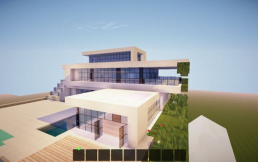 modern house schematic - building