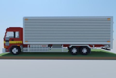 Refrigerated Van (Pixel Art) schematic - building