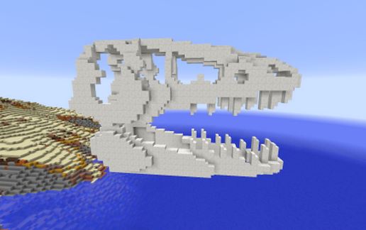 Tyrannosaurus Skull schematic - building