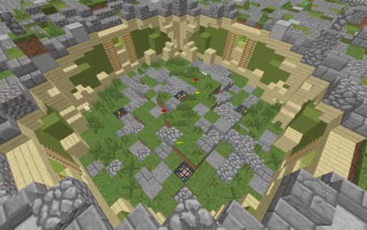 The Kordex Fortress - Factions/Survival Spawn schematic - building