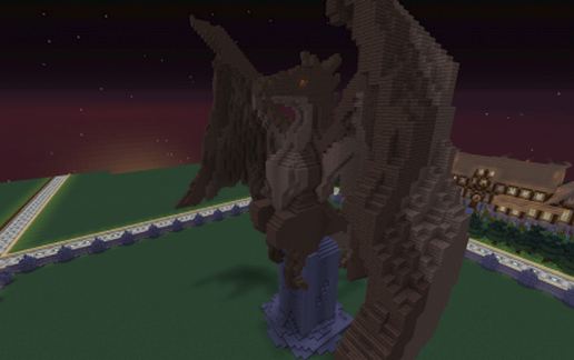Dragon statue