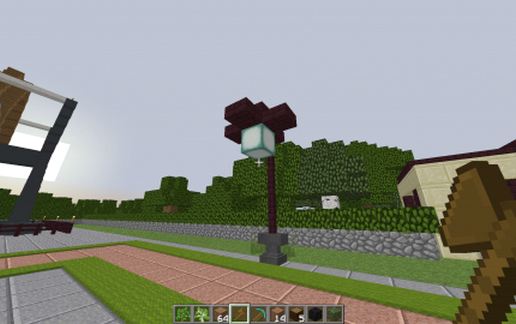 Lamp decor schematic - building