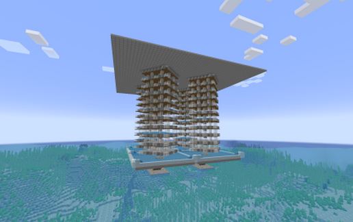 Creeper Farm By SchulkerCraft 2300+/h schematic - building