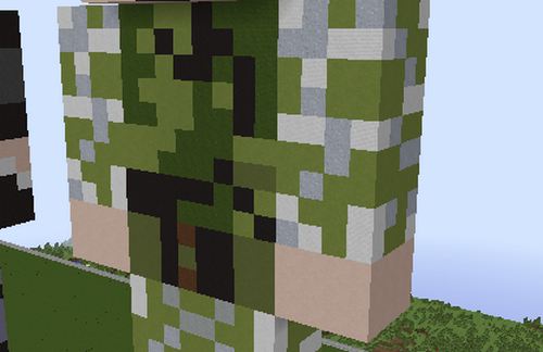 Statue - Army Skin schematic - building