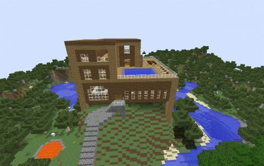 Modern Wooden House