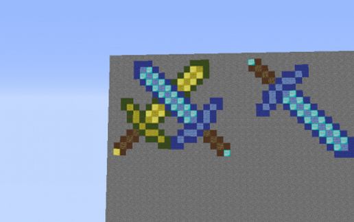 Sword pixel schematic - building
