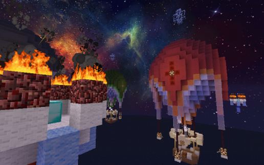 Skywars map HotAirBalloons schematic - building