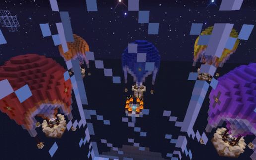 Skywars map HotAirBalloons