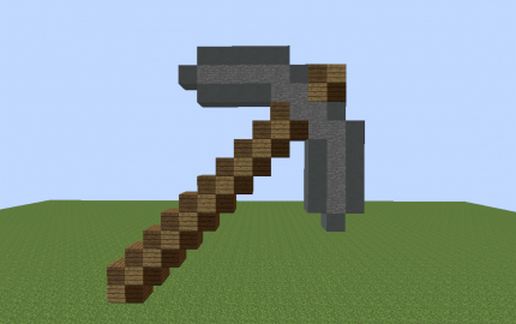 Stone Pickaxe schematic - building