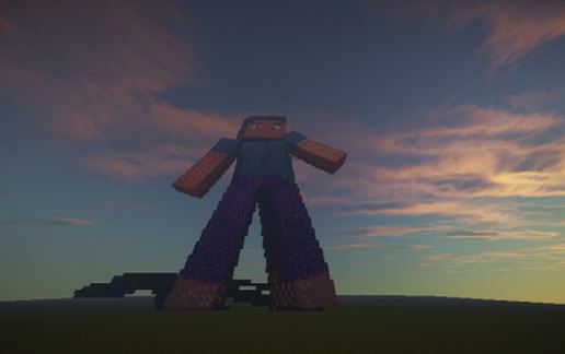 Animated Steve Pixel Art