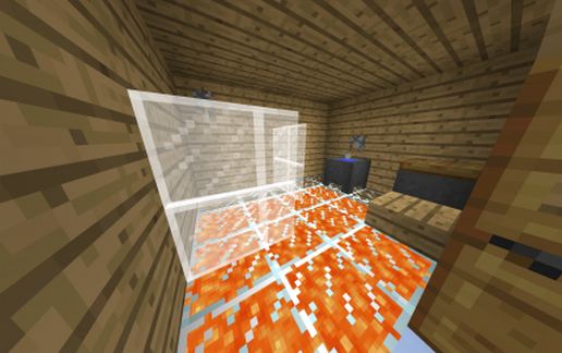 house on lava