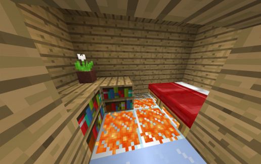 house on lava