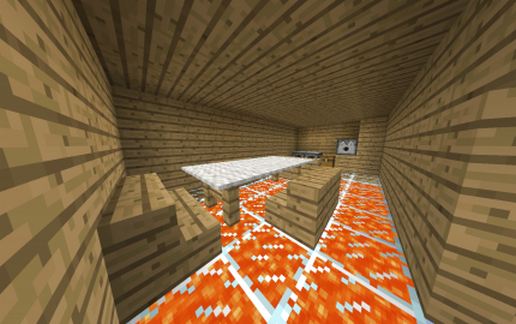 house on lava