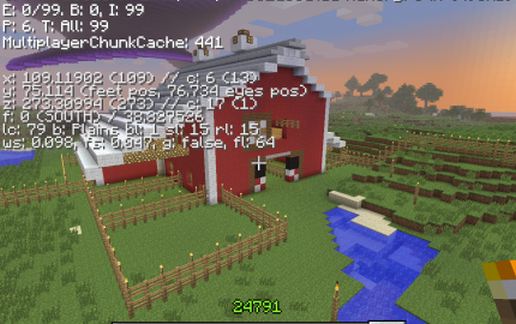 Barn with hay loft schematic - building