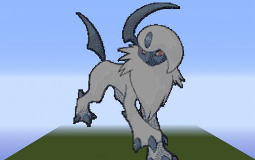 Absol Pixel Art schematic - building