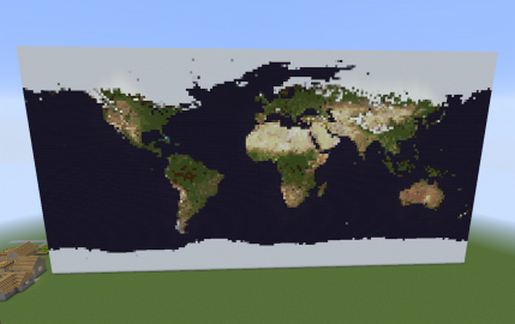 World Map schematic - building