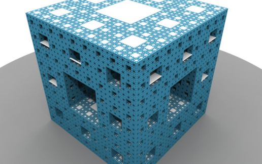 menger cube maze schematic - building