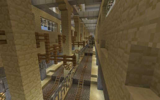 Fancy Elevated Rail Tunnel
