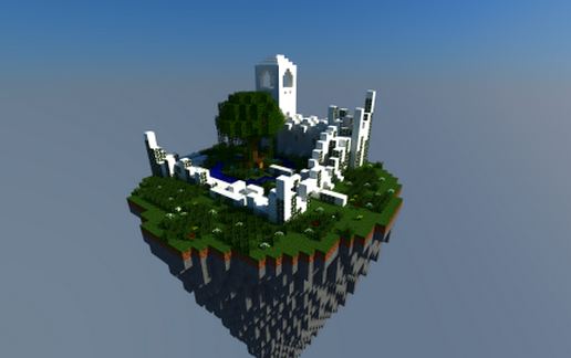 Lonely guardian's ruins.