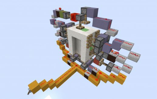 Door 4x5 v2.0 (Redstone only)